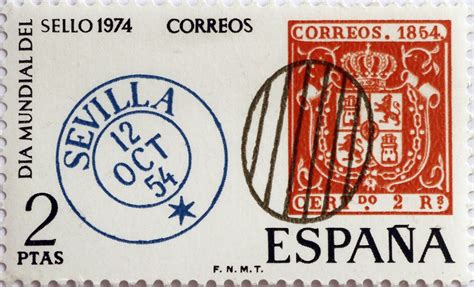 Sellos De Filatelia De España Sello DÍa Mundial Del Sello 1974