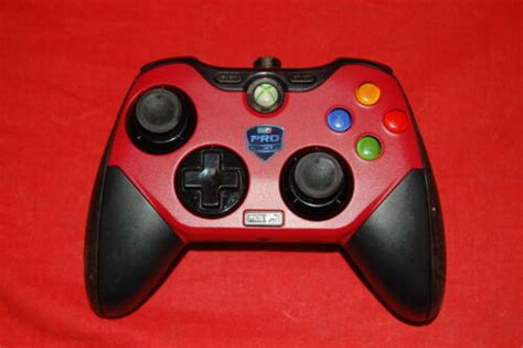 Broken Major League Gaming Pro Circuit Mlg Controller For Xbox 360 Red