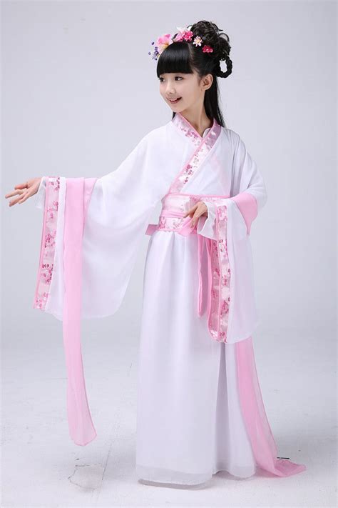 Pas Cher Fille Antique Chinois Traditionnel National Costume Hanfu Robe