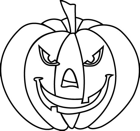 Citrouille qui fait peur halloween dessin – Bricolage Maison et décoration
