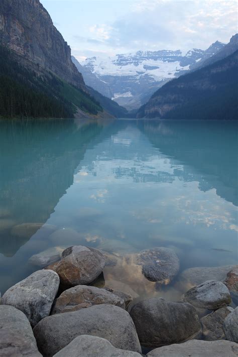 Lake Louise In The Canadian Rockies Has Such An Eerie Feel 3648x5472