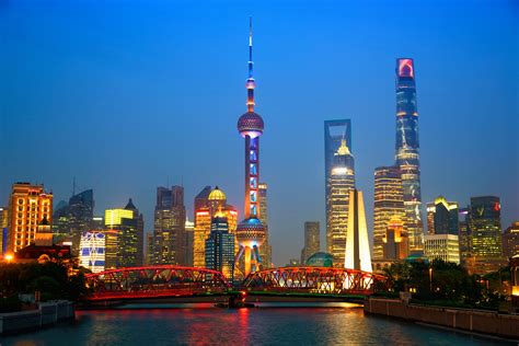 Free Images Skyline Shanghai Night City China Asia Cityscape