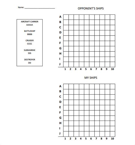 Battleship Paper Printable Printable Word Searches 13000 The Best