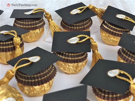 Ferrero Rocher Graduation Caps Recipe Graduation Party Desserts