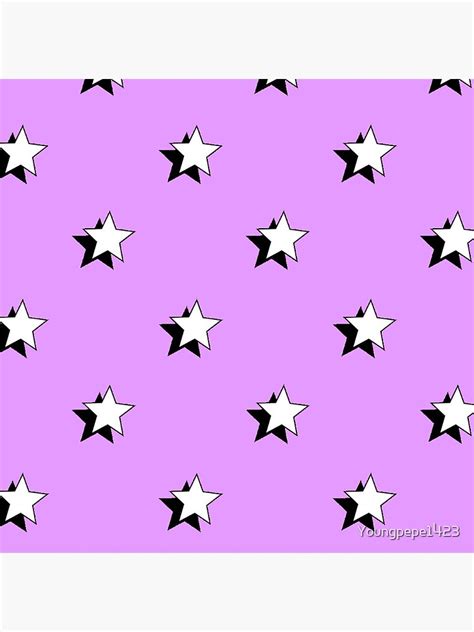 Vsco Purple Stars Poster For Sale By Youngpepe1423 Redbubble