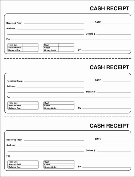 Credit Card Receipt Template Excel Excel Templates