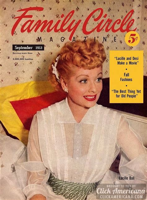 We Loved Lucy 50s Magazines Featuring The Lovely Lucille Ball On The Cover Click Americana