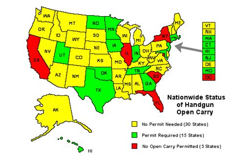 Concealed Carry Gun Laws In The United States By State R Charts