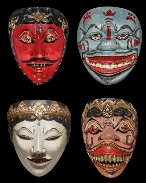 British Museum On Instagram “javanese Masks Like These Examples Made