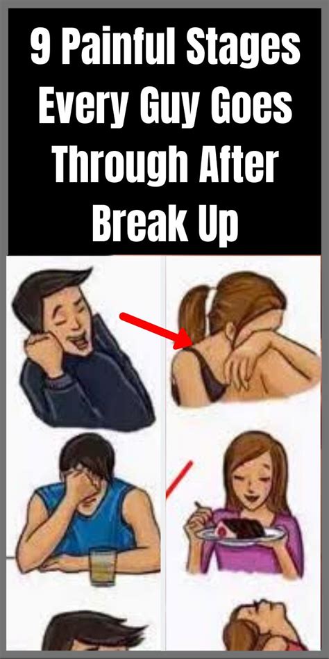 Painful Stages Every Guy Goes Through After Break Up Breakup Breakup Memes Break Up Texts