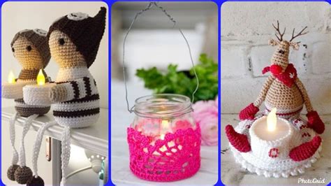 Amazing Crochet Tealight Candle Holders Designs For Home Decore Youtube