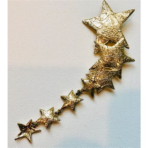 Ultra Craft Gold Shooting Star Pin Chairish