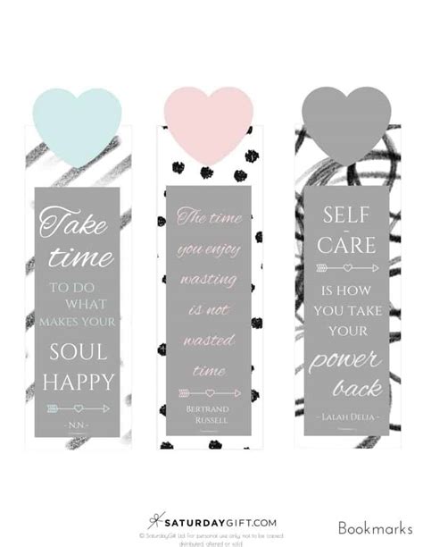 Free Cute Printable Bookmarks Printable Form Templates And Letter