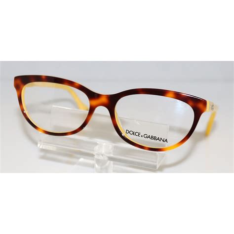 dolce and gabbana dd 1245 2606 yellow with tortoise eyeglasses