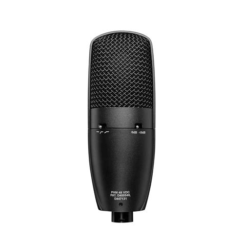 Sm27 Professional Large Diaphragm Condenser Microphone Shure Usa