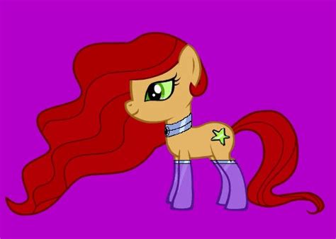 Starfire Pony By Official Tt Rp Art On Deviantart