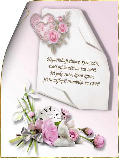 20 tipů na přáníčka a básničky ke dni matek. Image by Inka on MD matek, otců, žen, dětí/Day of mothers ...