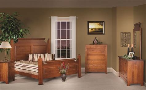 Our online furniture range includes from mission style i am so glad i chose the natural cherry as the color of the wood looks perfect in our bedroom and i love the hardware. Holmes County Amish Made Bedroom Furniture Set in White Oak