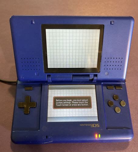 Nintendo Ds Original Blue Handheld System Ntr 001 Tested Read Description 45496716141 Ebay