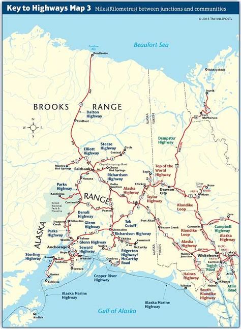 Alaska Highway Map
