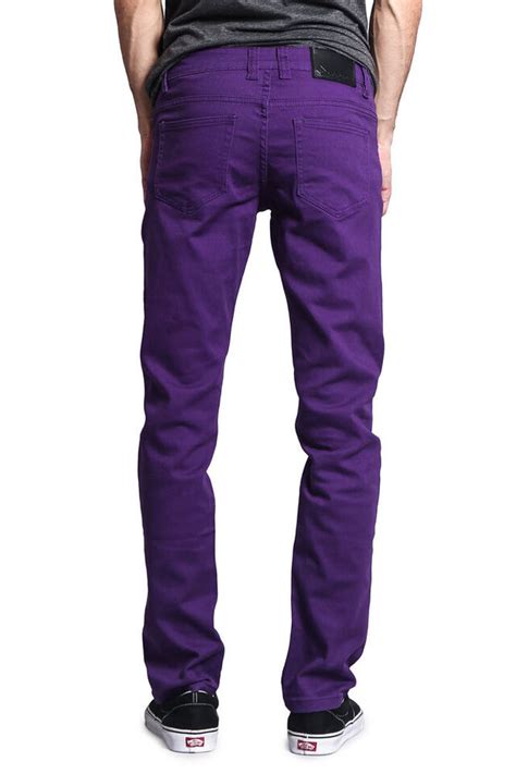 victorious men s skinny fit jeans stretch colored pants dl937 free ship ebay