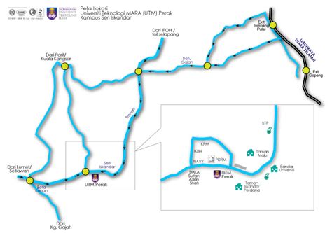 Its only took around 10 minutes to drive there, 5 minutes to utp and billion seri iskandar. Senarai Program Yang Ditawarkan di UiTM Negeri Perak