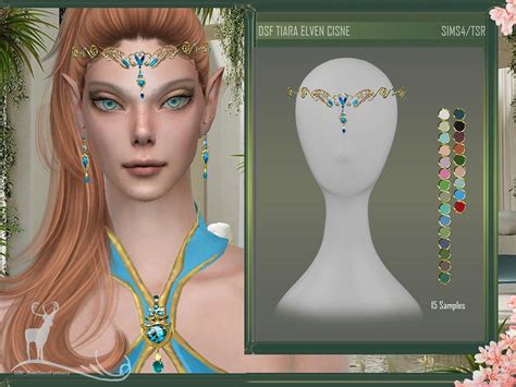 Tiara Elves Cisne By Dansimsfantasy At Tsr Sims 4 Updates