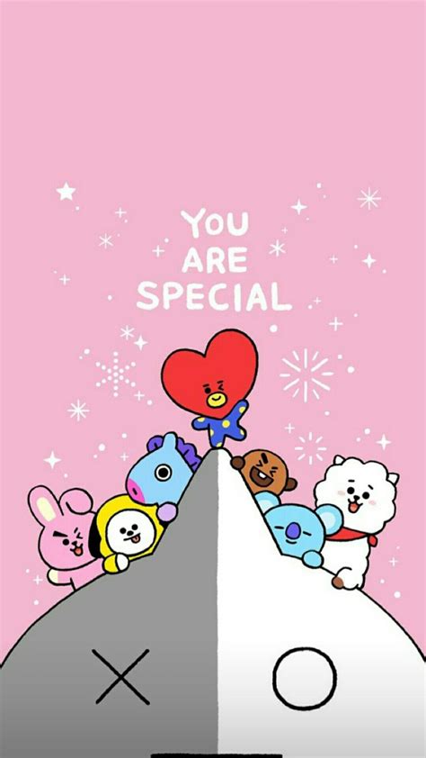 Bt21 Wallpaper In 2020 You Are Special Bts Wallpaper