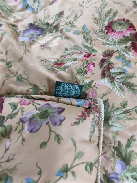 Ralph Lauren Adriana Fullqueen Comforter Bedspread Floral Bedding