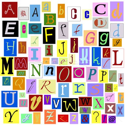 Alphabet Magazine Letters Stock Photo © Katrina Brown Tobkatrina