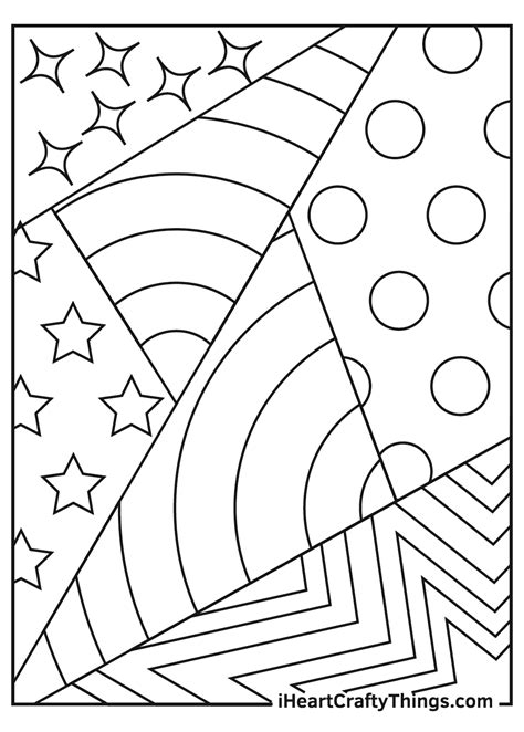 Abstract Coloring Pages Updated 2021