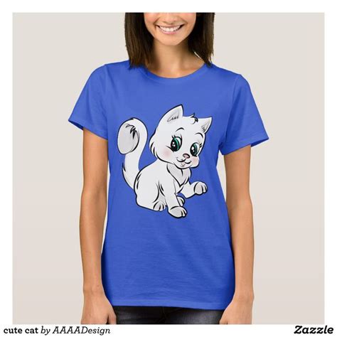 Cute Cat T Shirt Zazzle Cat Tshirt T Shirts For Women Cat T