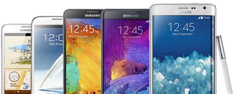 A Look At The Evolution Of Samsungs Note Series From Galaxy Note 1 To