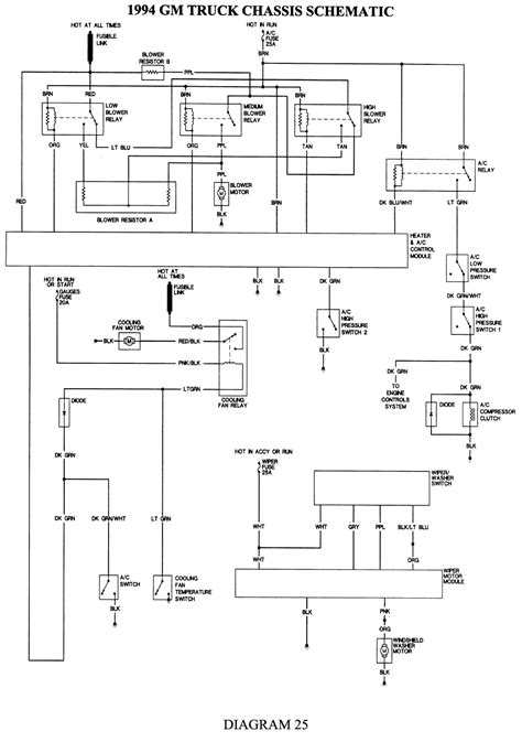 1994 Chevy 1500 Wiring Diagram Free Factory Electrical Wiring Guide