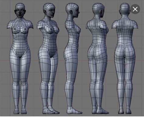 The Blueprint Character Modeling Character Model Sheet Model