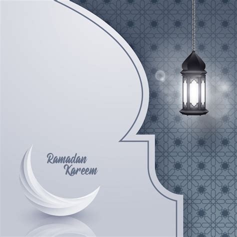 Premium Vector Ramadan Kareem Greeting Card Template Islamic With