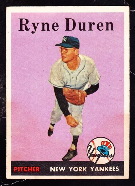 Check spelling or type a new query. 1958 TOPPS #296 RYNE DUREN YANKEES ROOKIE #NewYorkYankees ...