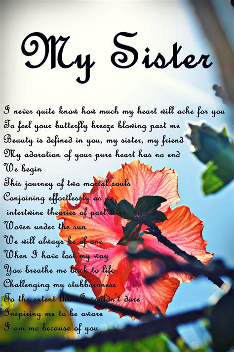 Sister Quotes And Poems Quotesgram