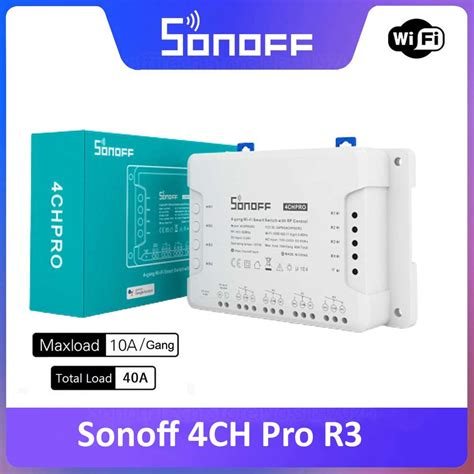 Sonoff 4ch Pro R3 Smart Wifi Switch Smartways Security And Technologies