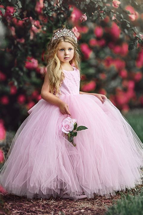 A Moment In Time Pink Lace Gown In 2020 Ivory Flower Girl Dresses