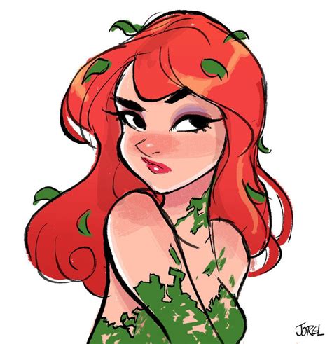 poison ivy inks in 2023 poison ivy cartoon poison ivy dc comics poison ivy