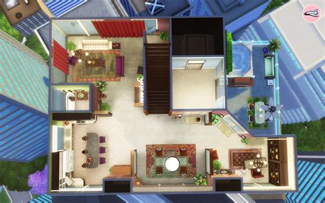 888 Spire Apartments Sims House Plans Sims House Sims 4 House Design