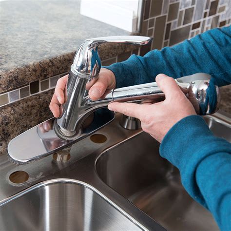 Choose the faucet and accessories for your sink before beginning installation. Cut Utility Costs and Prevent Water Damage: How to Fix a ...