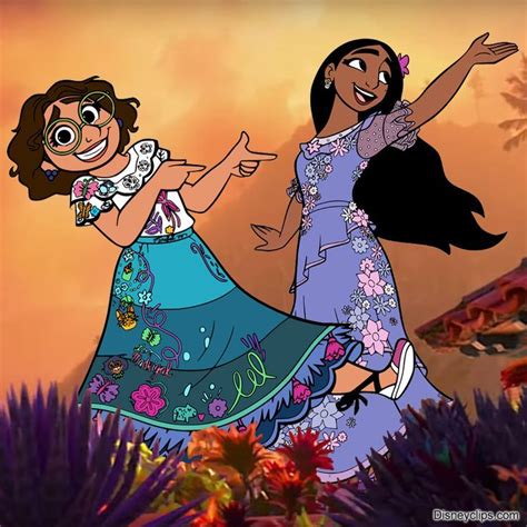 Mirabel And Isabela Madrigal Disney Elsa Disney Fairies Clip Art