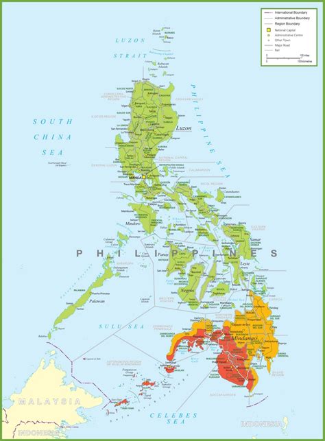 Large Detailed Map Of Philippines Max 
