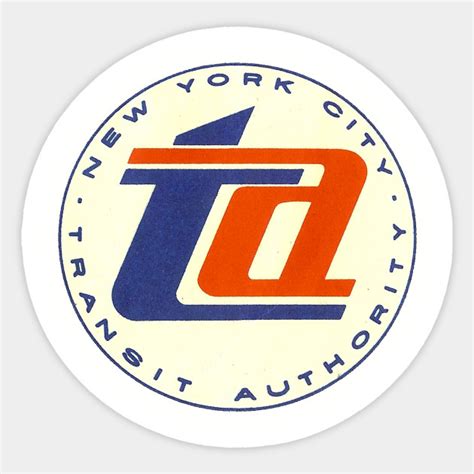 Vintage New York Transit Authority New York City Sticker Teepublic