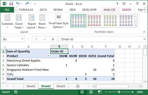 If you're not familiar with excel tables, you can learn more at: MS Excel 2013: How to Remove Column Grand Totals in a ...