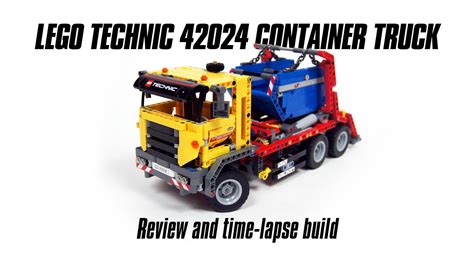 Lego Technic 42024 Container Truck Build And Review Youtube