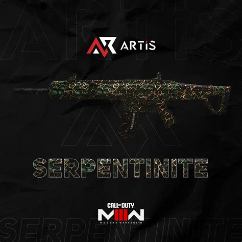Cod Mw3 Serpentinite Camo For All Guns Artis Store