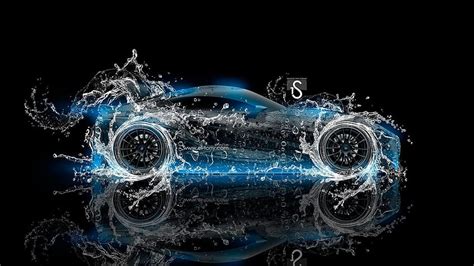 멋진 파란색 자동차 네온 블루 자동차 HD 월페이퍼 Pxfuel